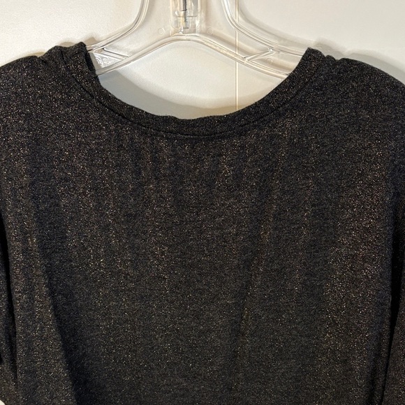Black & Gold Glitter Women's Top - Picture 6 of 6